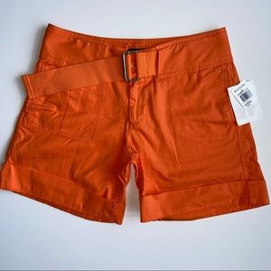 Ralph Lauren Orange Bermuda Walking Shorts Belted